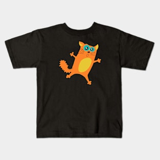 Funny cat Kids T-Shirt